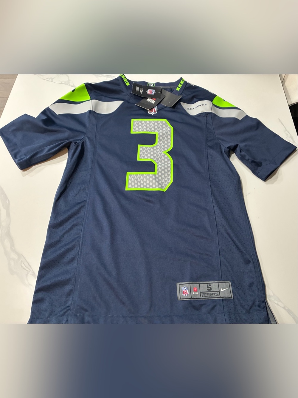 Seattle Seahawks Men’s Nike Russell Wilson Jersey Retails For $130